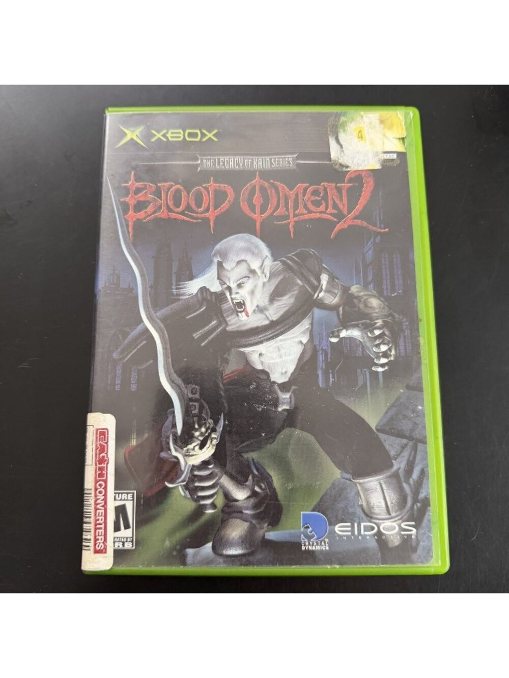 Blood Omen 2 The Legacy of Kain Series Microsoft Xbox 2002 CIB Complete